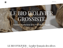 Tablet Screenshot of grossiste-olive-bio.com